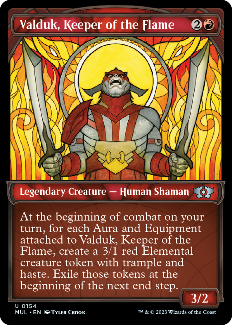Valduk, Keeper of the Flame (Halo Foil) [Multiverse Legends] | Tabernacle Games