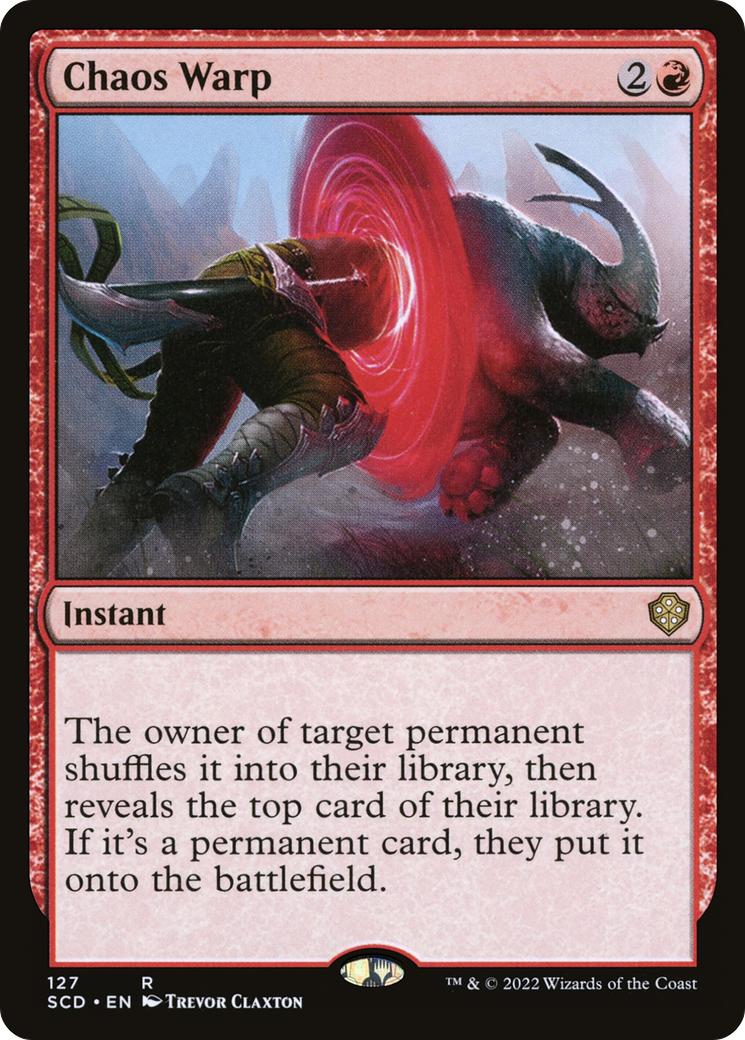 Chaos Warp [Starter Commander Decks] | Tabernacle Games