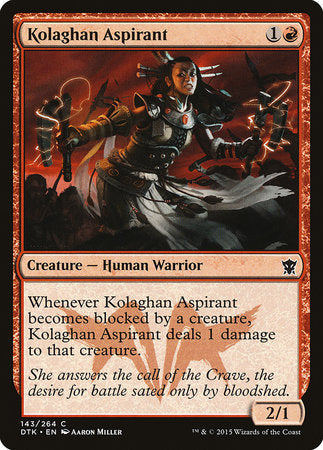 Kolaghan Aspirant [Dragons of Tarkir] | Tabernacle Games