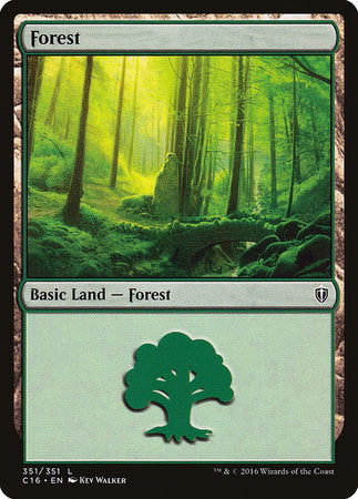 Forest (351) [Commander 2016] | Tabernacle Games