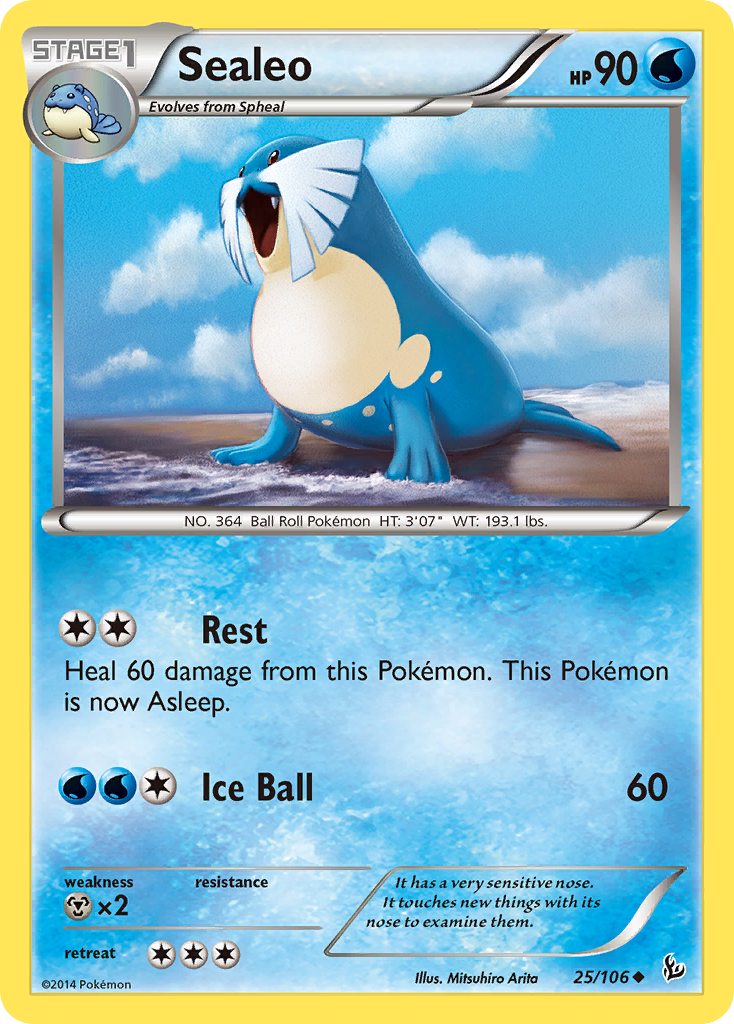 Sealeo (25/106) [XY: Flashfire] | Tabernacle Games