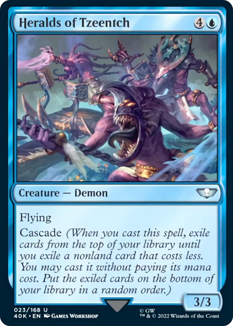 Heralds of Tzeentch (Surge Foil) [Universes Beyond: Warhammer 40,000] | Tabernacle Games