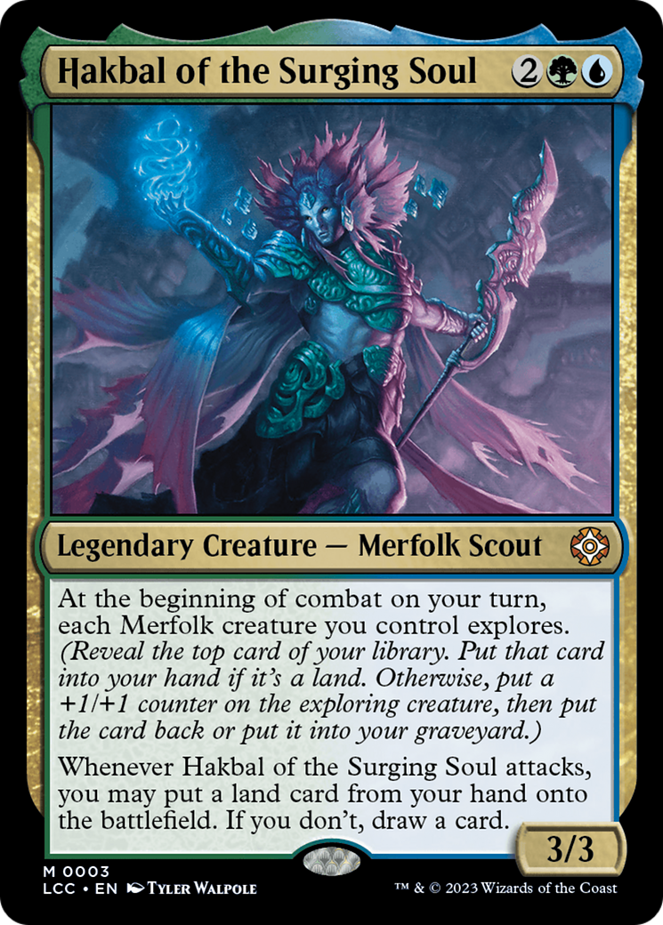 Hakbal of the Surging Soul [The Lost Caverns of Ixalan Commander] | Tabernacle Games