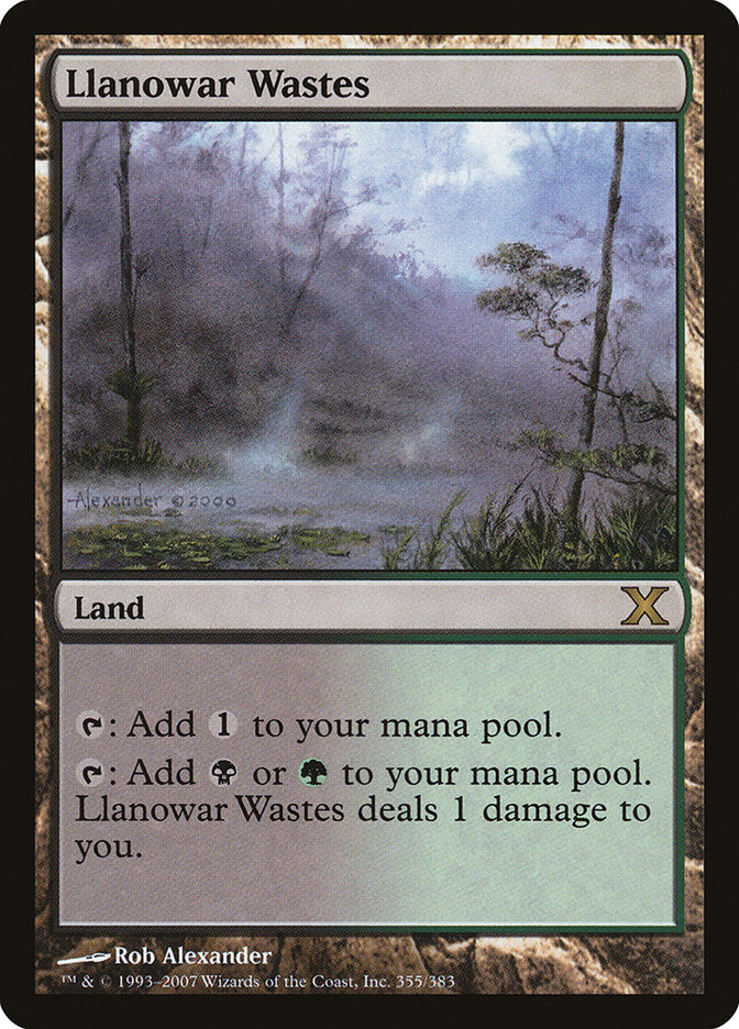 Llanowar Wastes [Tenth Edition] | Tabernacle Games