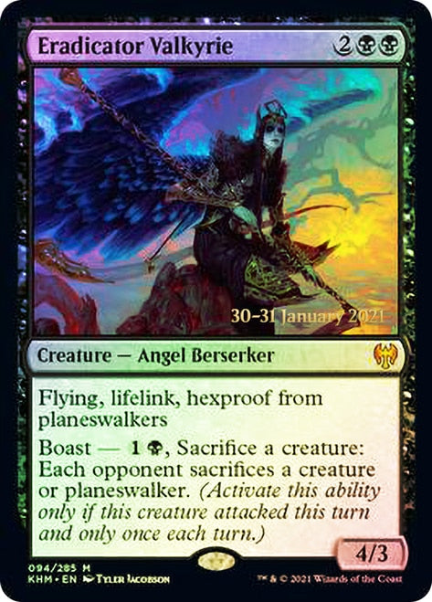 Eradicator Valkyrie  [Kaldheim Prerelease Promos] | Tabernacle Games