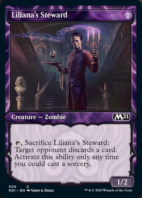 Liliana's Steward (Showcase) [Core Set 2021] | Tabernacle Games