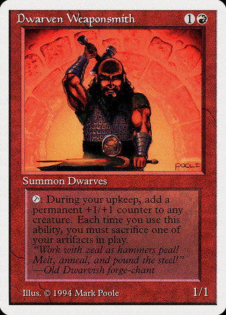 Dwarven Weaponsmith [Summer Magic / Edgar] | Tabernacle Games