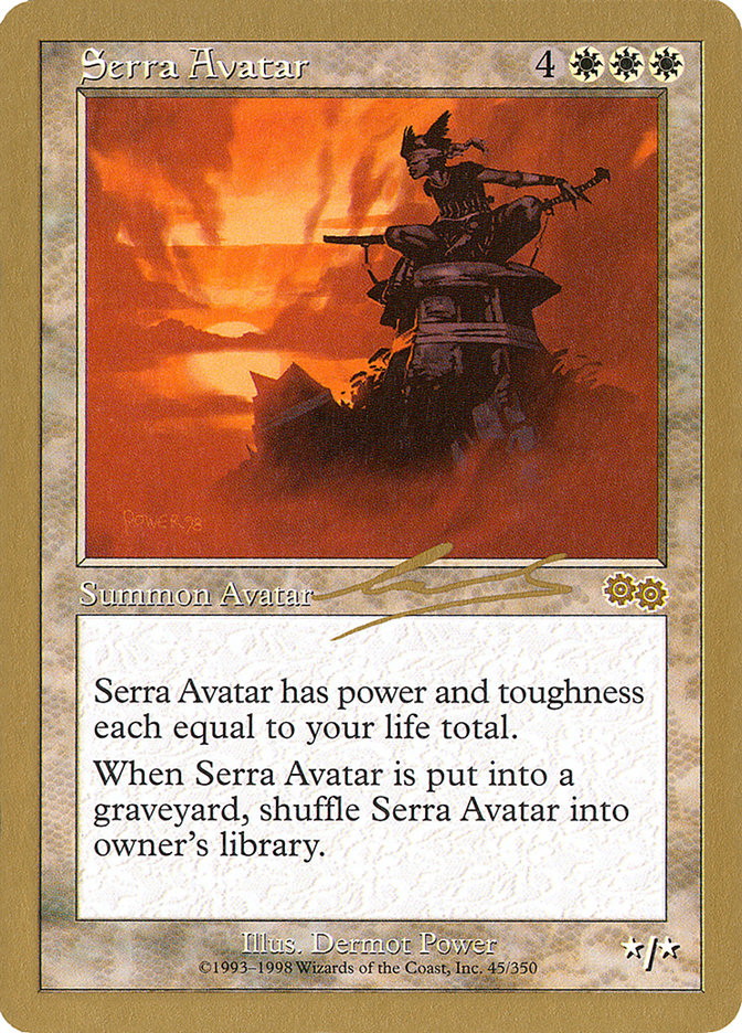 Serra Avatar (Nicolas Labarre) [World Championship Decks 2000] | Tabernacle Games