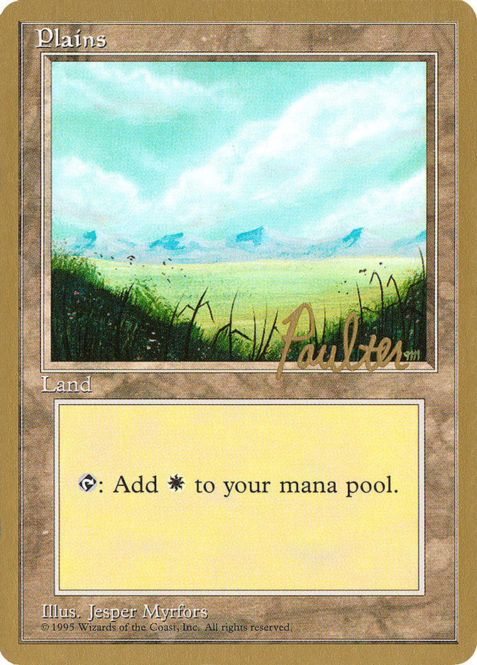 Plains (pp366) (Preston Poulter) [Pro Tour Collector Set] | Tabernacle Games