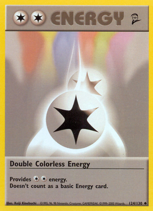 Double Colorless Energy (124/130) [Base Set 2] | Tabernacle Games