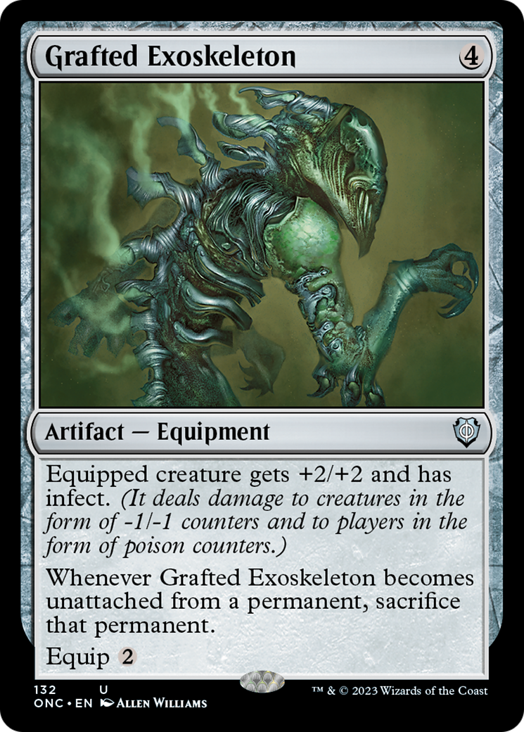 Grafted Exoskeleton [Phyrexia: All Will Be One Commander] | Tabernacle Games