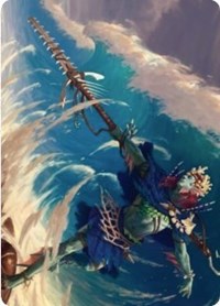 Tazeem Roilmage Art Card [Zendikar Rising Art Series] | Tabernacle Games