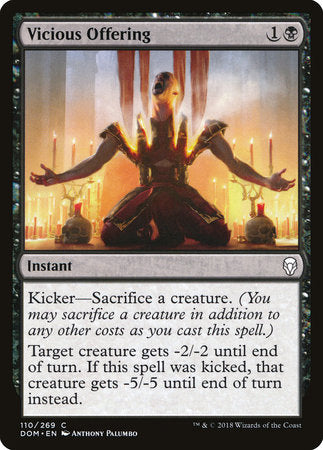 Vicious Offering [Dominaria] | Tabernacle Games