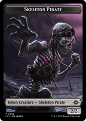 Gnome // Skeleton Pirate Double-Sided Token [The Lost Caverns of Ixalan Tokens] | Tabernacle Games
