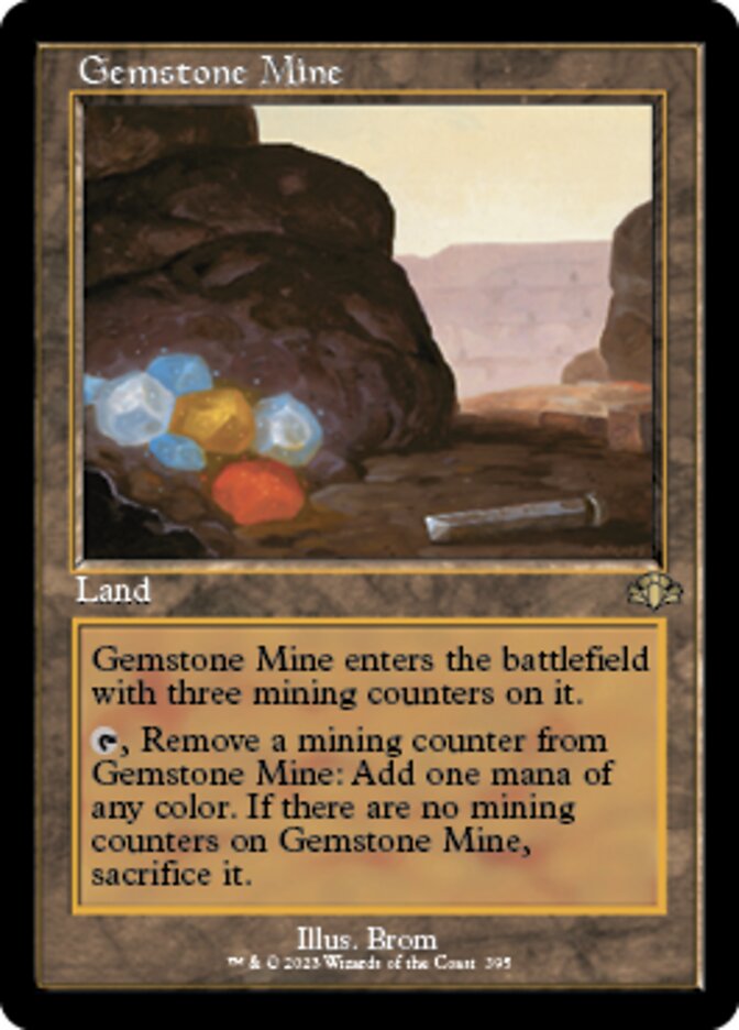 Gemstone Mine (Retro) [Dominaria Remastered] | Tabernacle Games