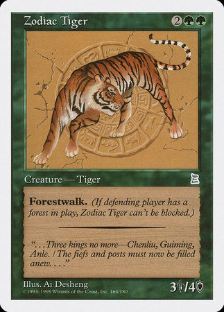 Zodiac Tiger [Portal Three Kingdoms] | Tabernacle Games
