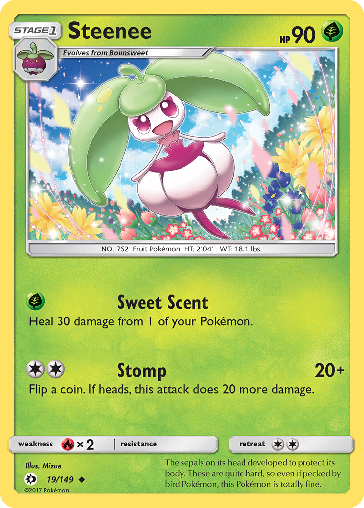 Steenee (19/149) [Sun & Moon: Base Set] | Tabernacle Games