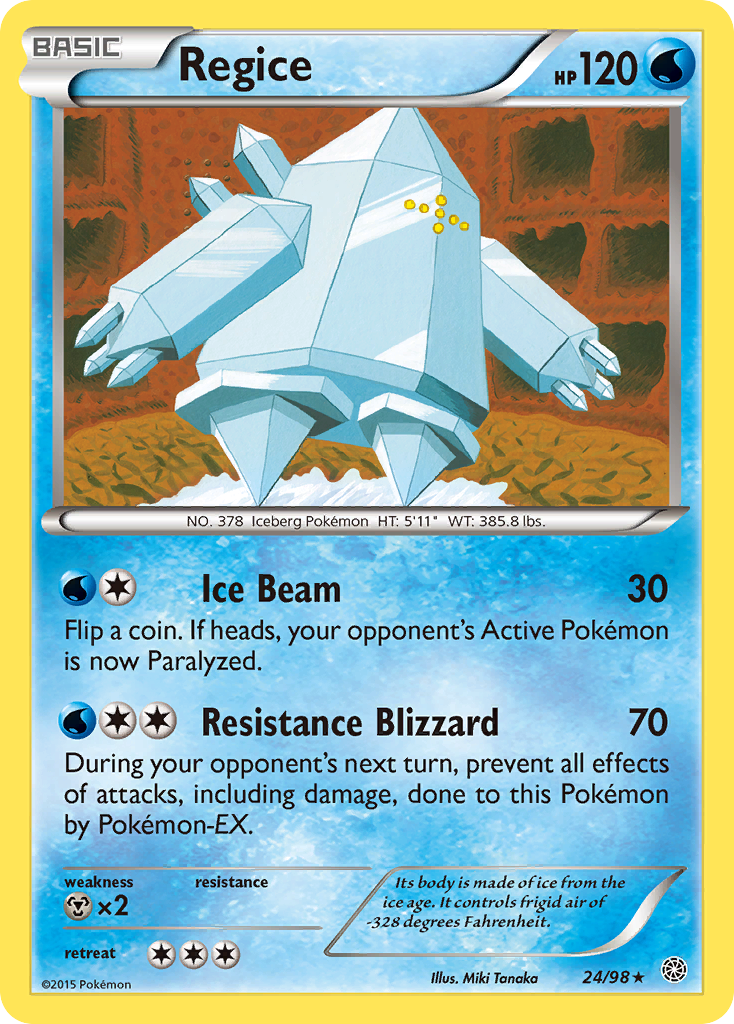 Regice (24/98) [XY: Ancient Origins] | Tabernacle Games