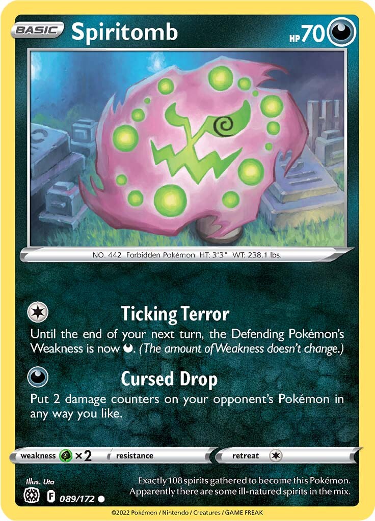 Spiritomb (089/172) [Sword & Shield: Brilliant Stars] | Tabernacle Games