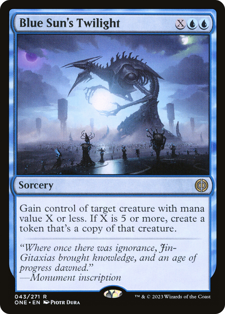 Blue Sun's Twilight [Phyrexia: All Will Be One] | Tabernacle Games