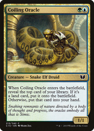 Coiling Oracle [Commander 2015] | Tabernacle Games