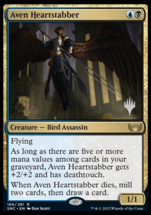 Aven Heartstabber (Promo Pack) [Streets of New Capenna Promos] | Tabernacle Games
