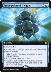 Inscription of Insight (Extended Art) [Zendikar Rising] | Tabernacle Games