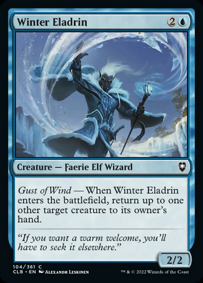 Winter Eladrin [Commander Legends: Battle for Baldur's Gate] | Tabernacle Games