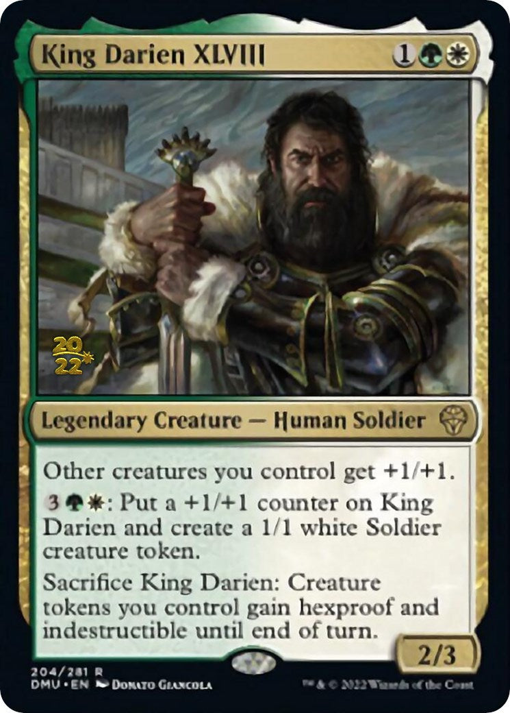 King Darien XLVIII [Dominaria United Prerelease Promos] | Tabernacle Games