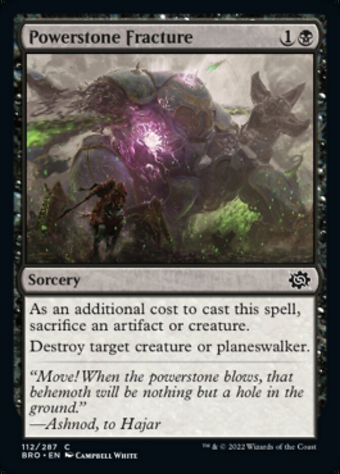 Powerstone Fracture [The Brothers' War] | Tabernacle Games