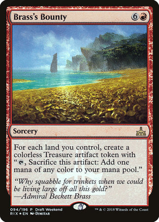 Brass's Bounty [Rivals of Ixalan Promos] | Tabernacle Games