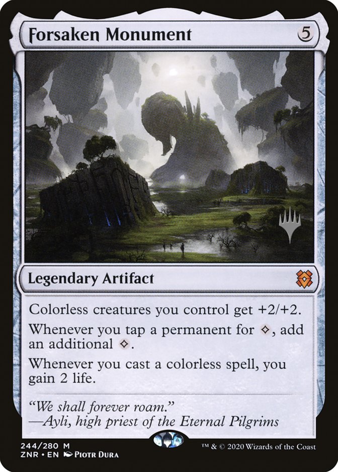 Forsaken Monument (Promo Pack) [Zendikar Rising Promos] | Tabernacle Games