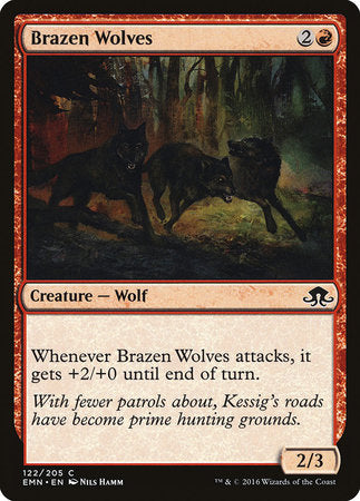 Brazen Wolves [Eldritch Moon] | Tabernacle Games