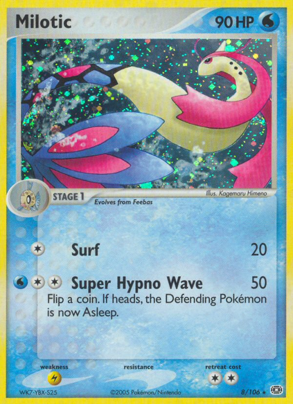 Milotic (8/106) [EX: Emerald] | Tabernacle Games