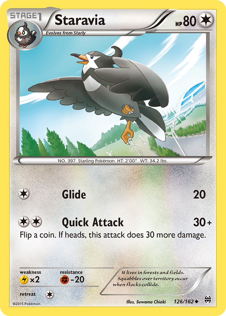 Staravia (126/162) [XY: BREAKthrough] | Tabernacle Games