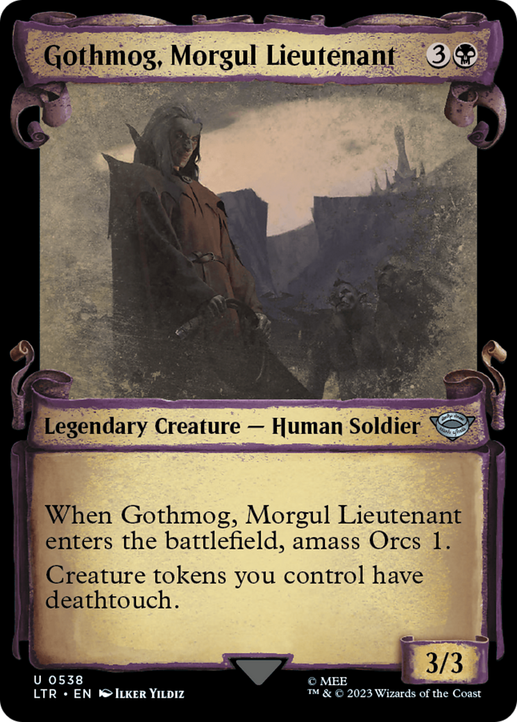 Gothmog, Morgul Lieutenant [The Lord of the Rings: Tales of Middle-Earth Showcase Scrolls] | Tabernacle Games