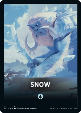 Snow Theme Card [Jumpstart 2022 Front Cards] | Tabernacle Games