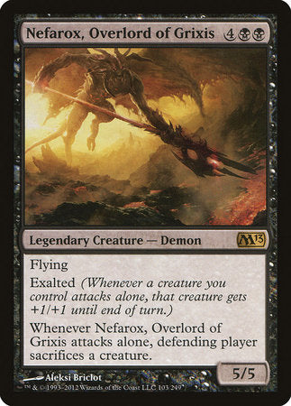 Nefarox, Overlord of Grixis [Magic 2013] | Tabernacle Games