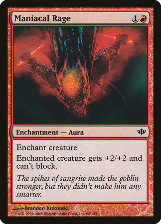 Maniacal Rage [Conflux] | Tabernacle Games