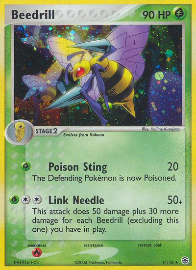 Beedrill (1/112) [EX: FireRed & LeafGreen] | Tabernacle Games