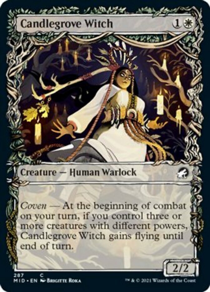 Candlegrove Witch (Showcase Equinox) [Innistrad: Midnight Hunt] | Tabernacle Games