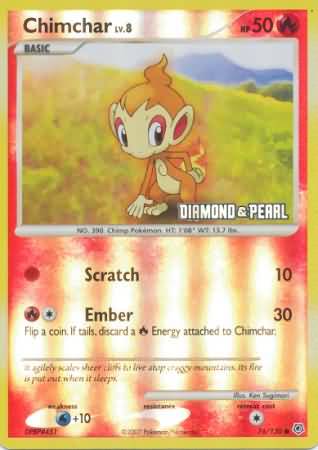 Chimchar (76/130) [Burger King Promos: 2008 Collection] | Tabernacle Games