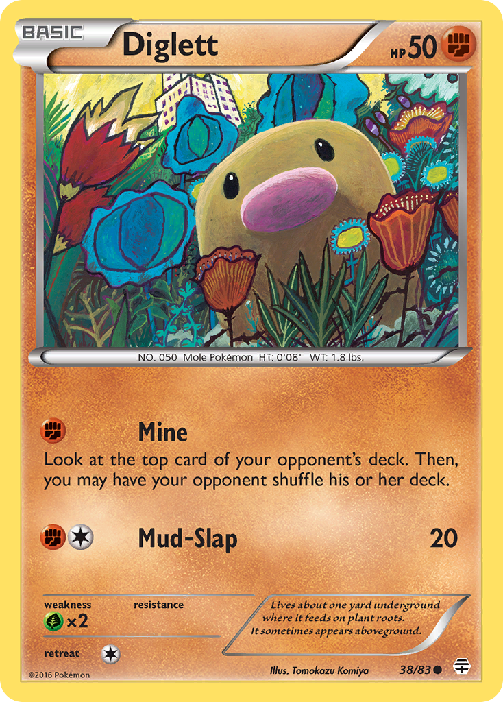 Diglett (38/83) [XY: Generations] | Tabernacle Games