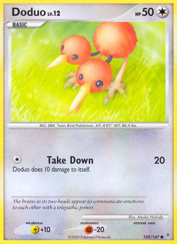 Doduo (102/147) [Platinum: Supreme Victors] | Tabernacle Games