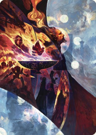 Urza's Command Art Card [The Brothers' War Art Series] | Tabernacle Games