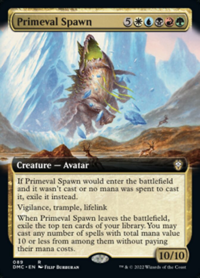 Primeval Spawn (Extended Art) [Dominaria United Commander] | Tabernacle Games