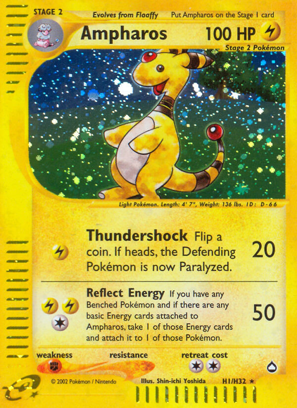 Ampharos (H1/H32) [Aquapolis] | Tabernacle Games