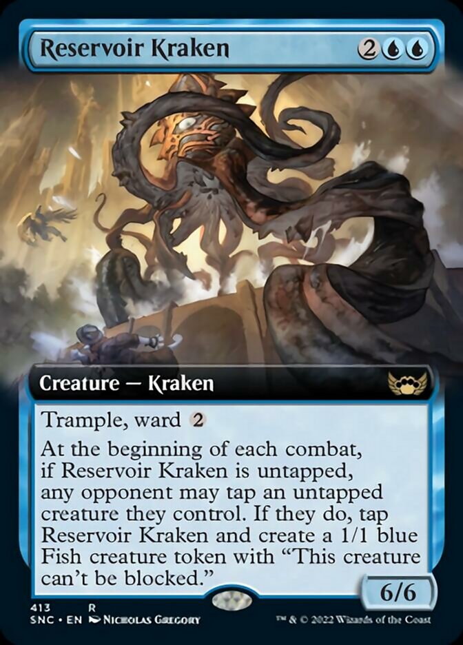 Reservoir Kraken (Extended Art) [Streets of New Capenna] | Tabernacle Games