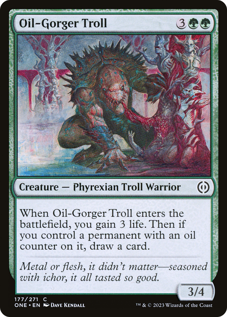 Oil-Gorger Troll [Phyrexia: All Will Be One] | Tabernacle Games