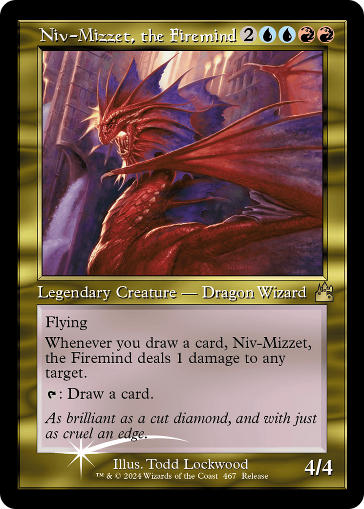 Niv-Mizzet, the Firemind (Retro Frame) [Ravnica Remastered] | Tabernacle Games